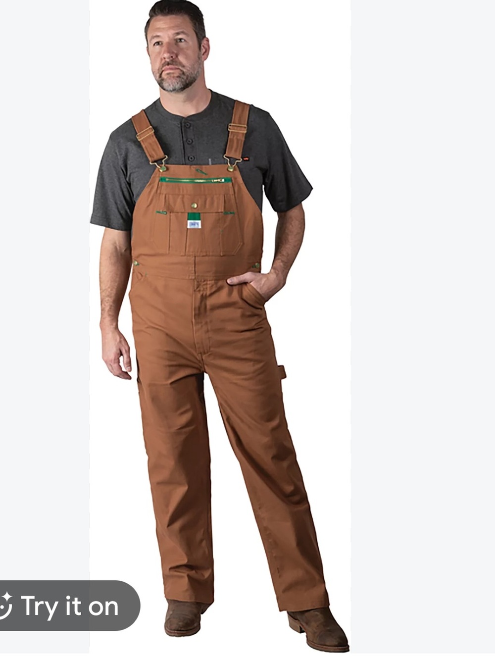 Liberty Men’s Duck Bibs Overalls Size 38 / 30